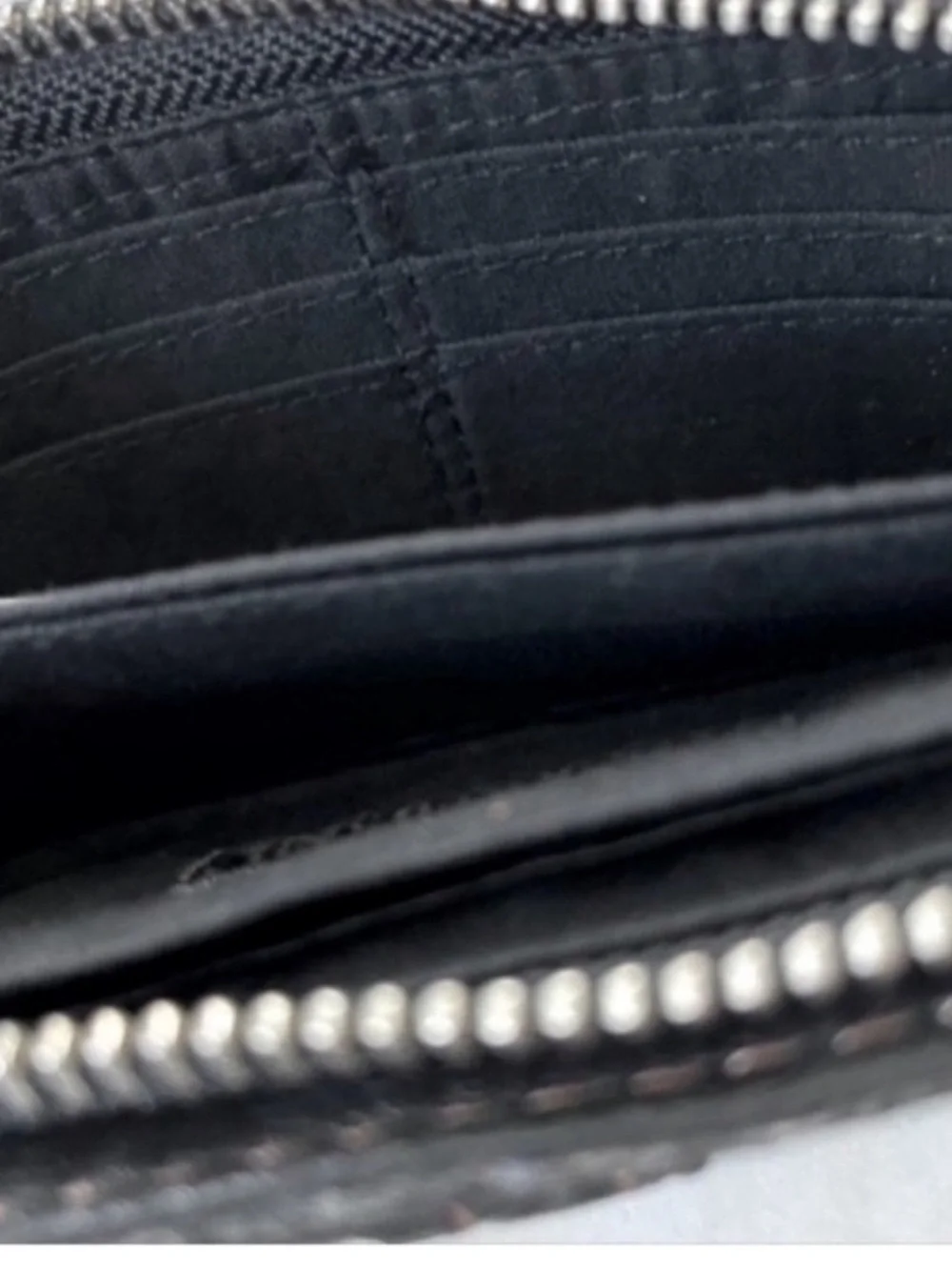 Lucky Brand Full Size Leather Wallet Flap & Zipper Closures Black Pink Silver